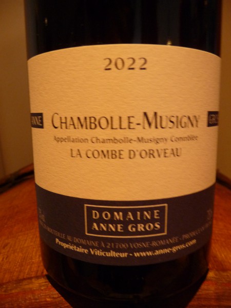 Chambolle-Musigny "La Combe d`Orveau" 2022