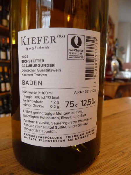 Grauburgunder Kabinett trocken 2024