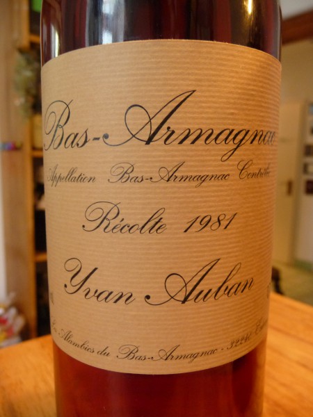 Bas Armagnac Millésime 1981