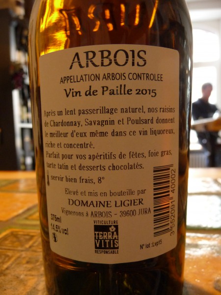 Arobois Vin de paille 2015