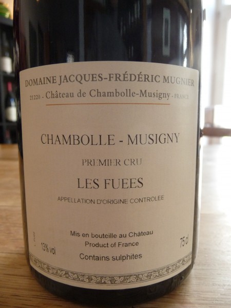 Chambolle Musigny 1er Cru Les Fuées 2022