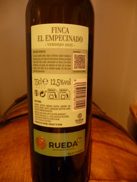 Blanco "Finca a el Empecinado" Verdejo 2025