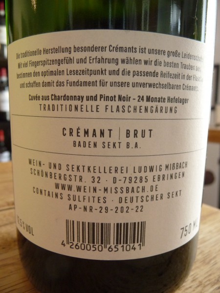Crémant brut (bio)