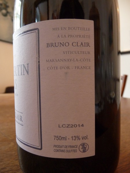 Gevrey-Chambertin, Les Cazetiers 2014