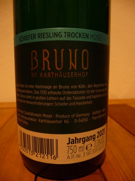 Bruno Riesling dry 2021
