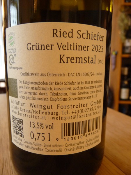 Grüner Veltliner Ried Schiefer 2023