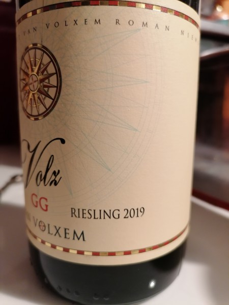 Riesling Volz Großes Gewächs 2019