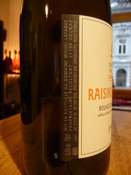 Bourgogne Aligoté "Raisins Dorés" 2021