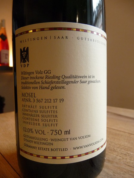 Riesling "Volz" Großes Gewächs 2018