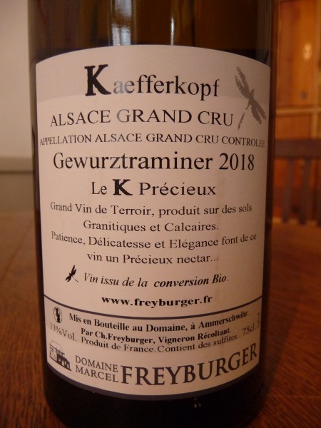 Gewurztraminer Kaefferkopf Grand Cru 2018