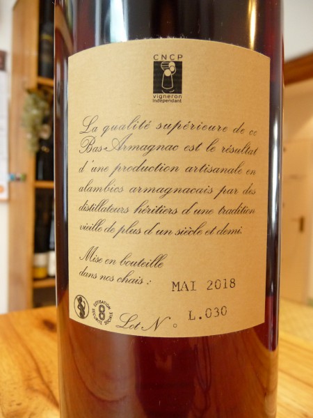 Bas Armagnac Millésime 1988