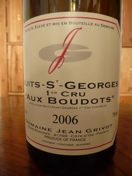 Nuits-Saint-Georges 1er Cru "Aux Boudots" 2006