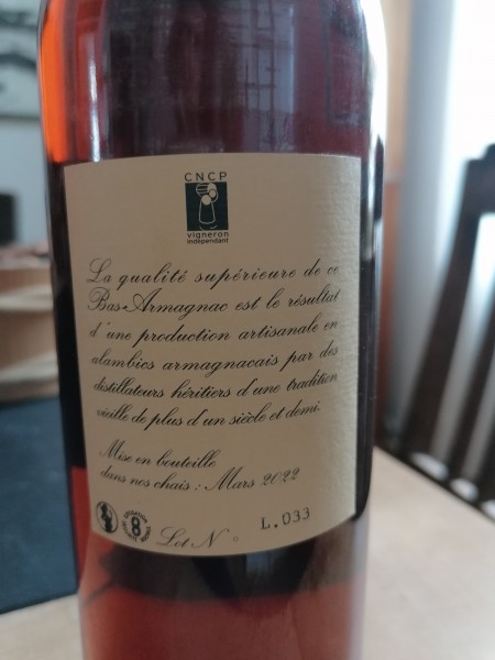 Bas-Armagnac Millésime 1989