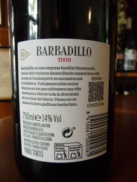 Barbadillo Tinto 2023
