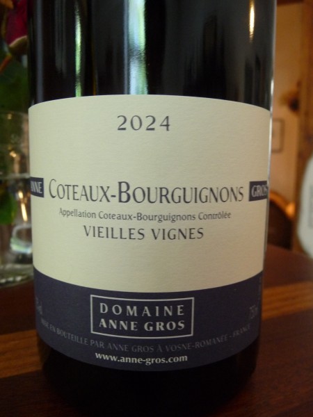 Coteaux Bourguignons rouge "Vieilles Vignes" 2024