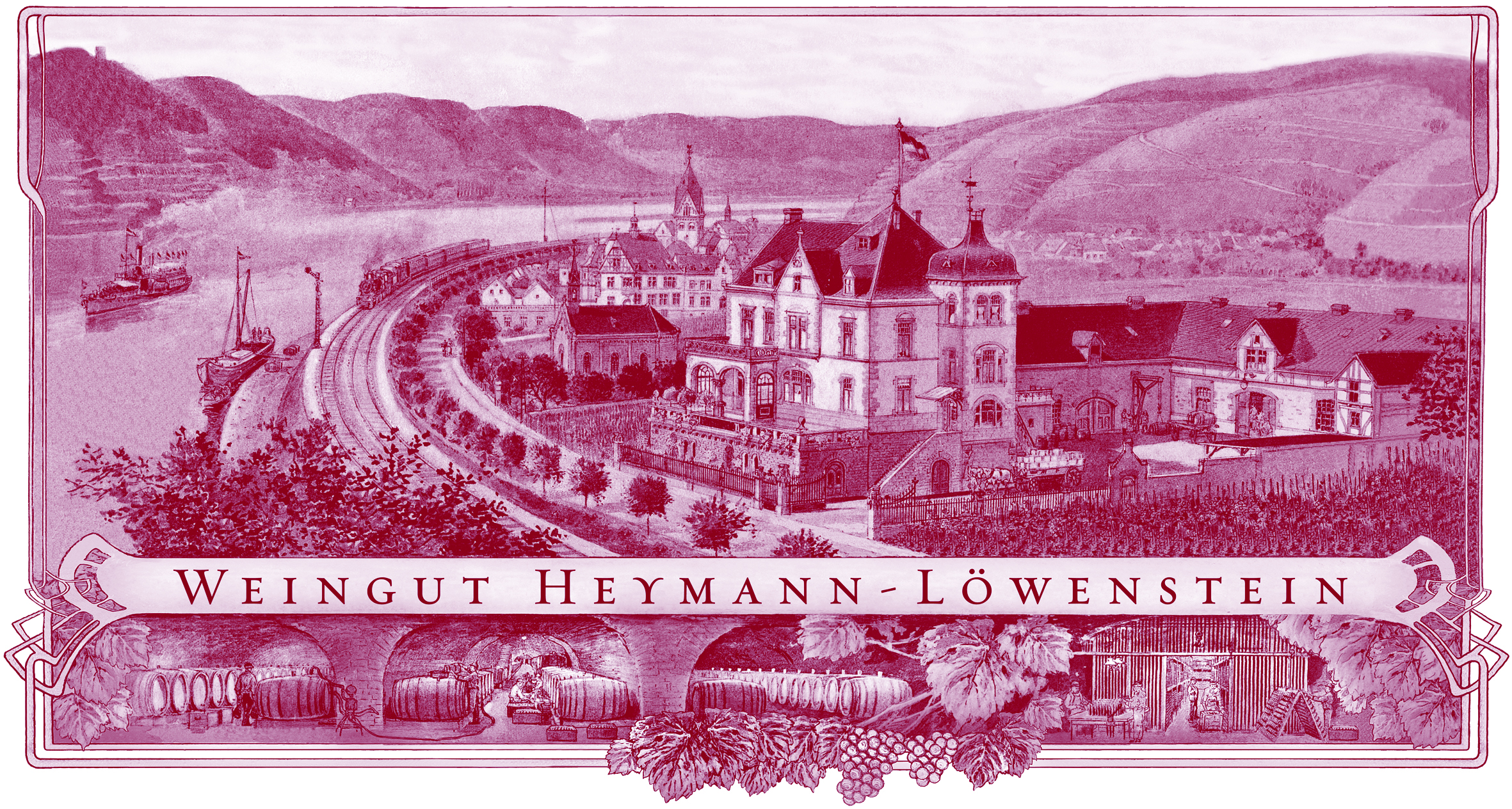 Weingut Heymann-Löwenstein, Bahnhofstr. 10, 56333 Winningen, Deutschland  Telefon +49 2606 1919 