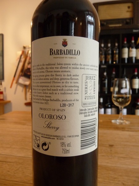 Sherry "Oloroso Full dry"
