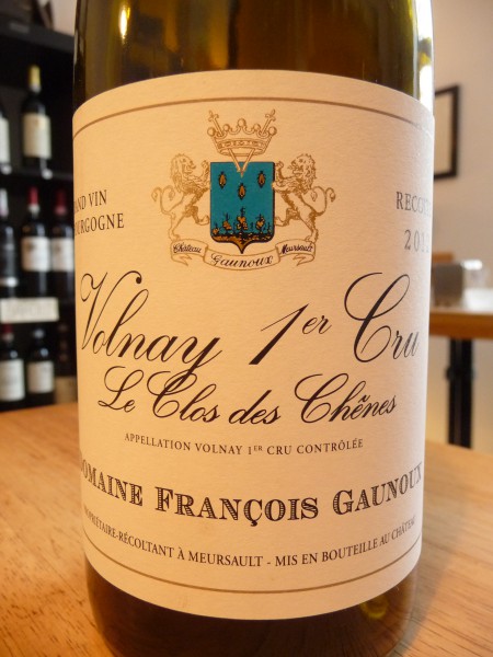 Volnay 1er Cru "Le Clos des Chênes" 2012