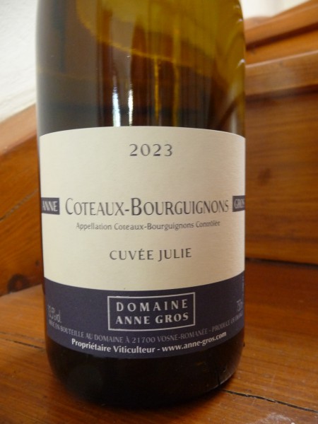 Côteaux Bourguignons blanc "Cuvée Julie" 2023