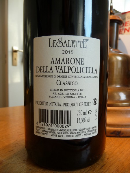 Amarone della Valpolicella Classico 2015