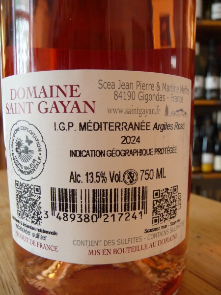 Cotes du Rhone Rosé "Argiles" 2024