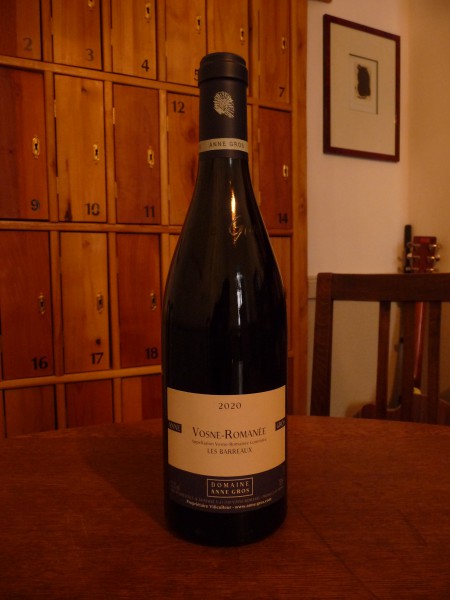Vosne Romanée "Les Barreaux" 2020