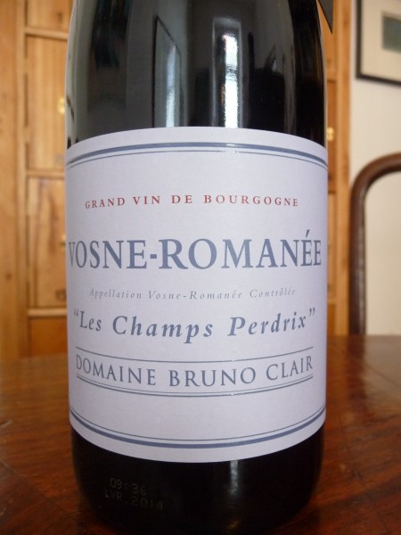 Vosne-Romanée "Les Champs Perdrix" 2014