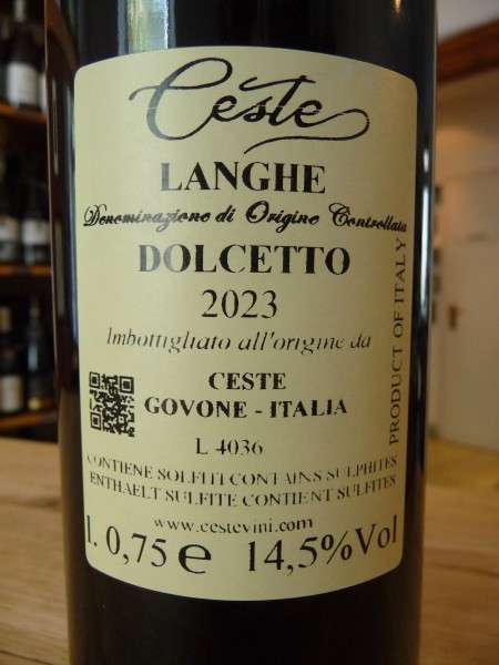 Dolcetto Langhe DOC 2023