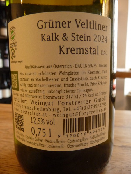 Grüner Veltliner "Kalk & Stein" 2024