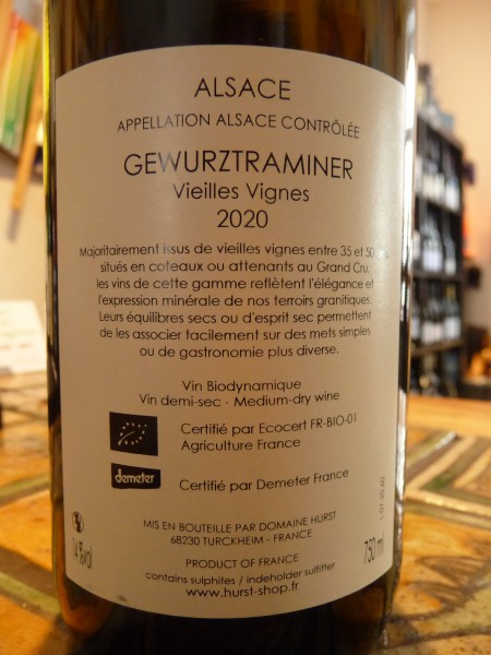 Gewurztraminer Vieilles Vignes 2020