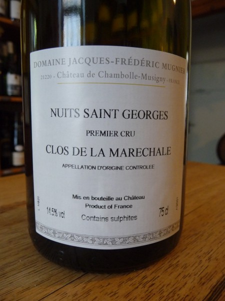 Nuits St. Georges 1er Cru Clos de la Marechale blanc 2020