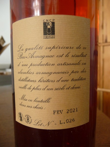 Bas-Armagnac Millésime 1995