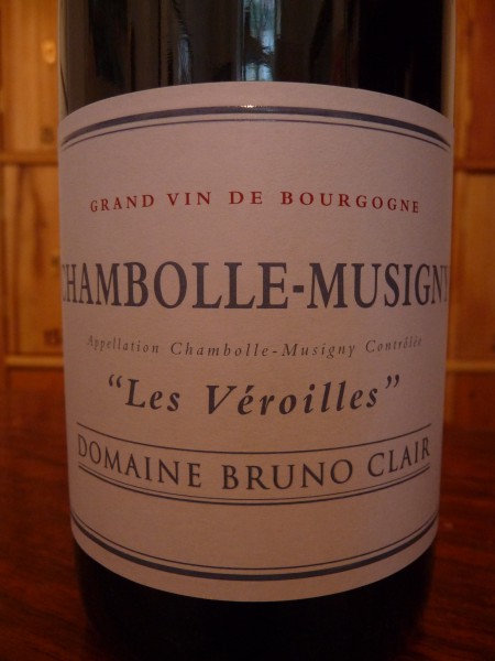 Chambolle Musigny "Les Veroilles" 2014