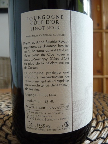 Bourgogne Pinot Noir 2023