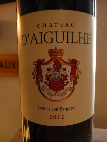 Chateau d`Aiguilhe 2012
