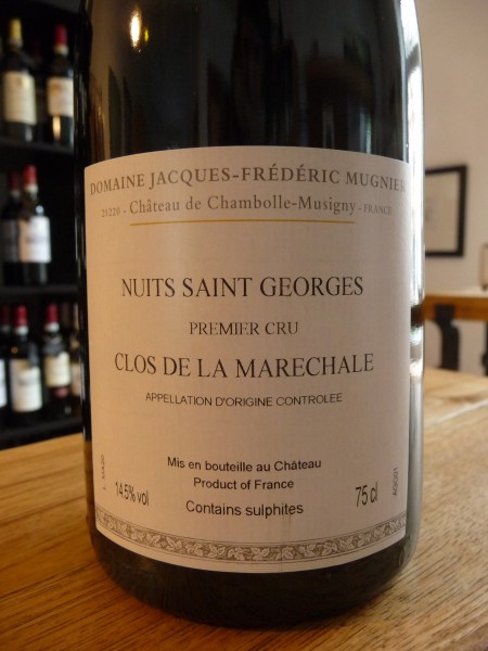 Nuits St.Georges 1er Cru Clos de la Marechale rouge 2020