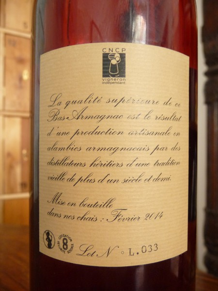 Bas Armagnac Millésime 1981