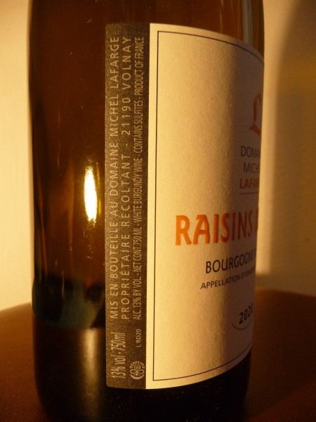 Aligoté "Raisins Dorés" 2020