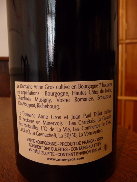 Clos Vougeot Grand Cru "Le Grand Maupertui" 2020