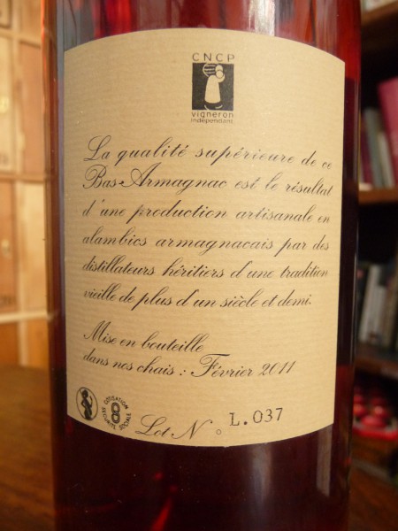 Bas Armagnac Millésime 1974