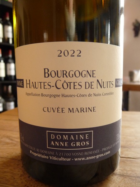 Bourgogne Blanc Hautes Cotes de Nuits "Cuvée Marine" 2022