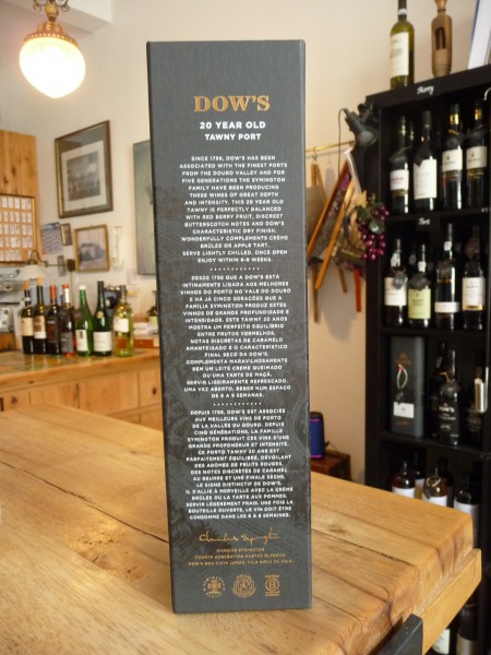 Dow`s 20 years old Tawny - Portwein