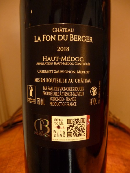 Haut-Médoc Cru Bourgeois 2018