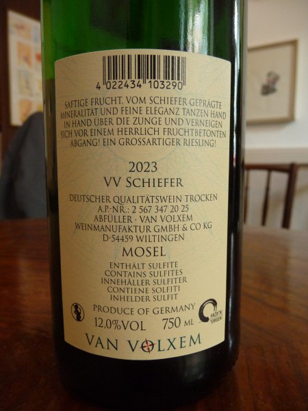VV Schiefer Riesling 2023