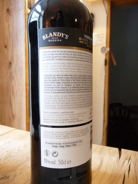 Madeira Verdelho 10 years