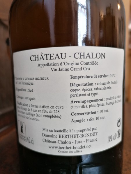 Chateau Chalon, Vin Jaune 2008 Grand Cru
