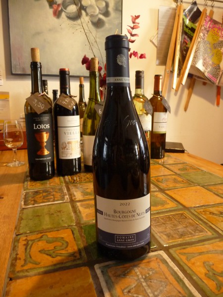 Bourgogne rouge Hautes Cotes de Nuits 2022
