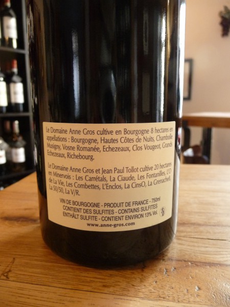 Bourgogne rouge Hautes Cotes de Nuits 2022