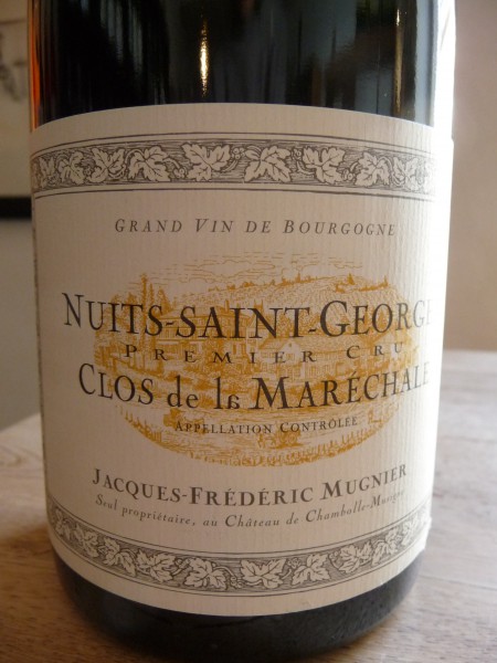 Nuits St. Georges 1er Cru Clos de la maréchale rouge 2022