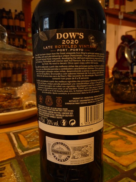 Portwine Late bottled vintage 2020